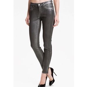 J Brand Super Skinny Coated Jeans